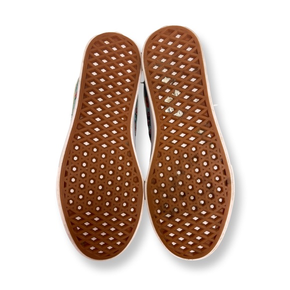 Vans Old Skool Comfort Cushion Floral Sneakers  6 Blue Floral - Picture 10 of 16